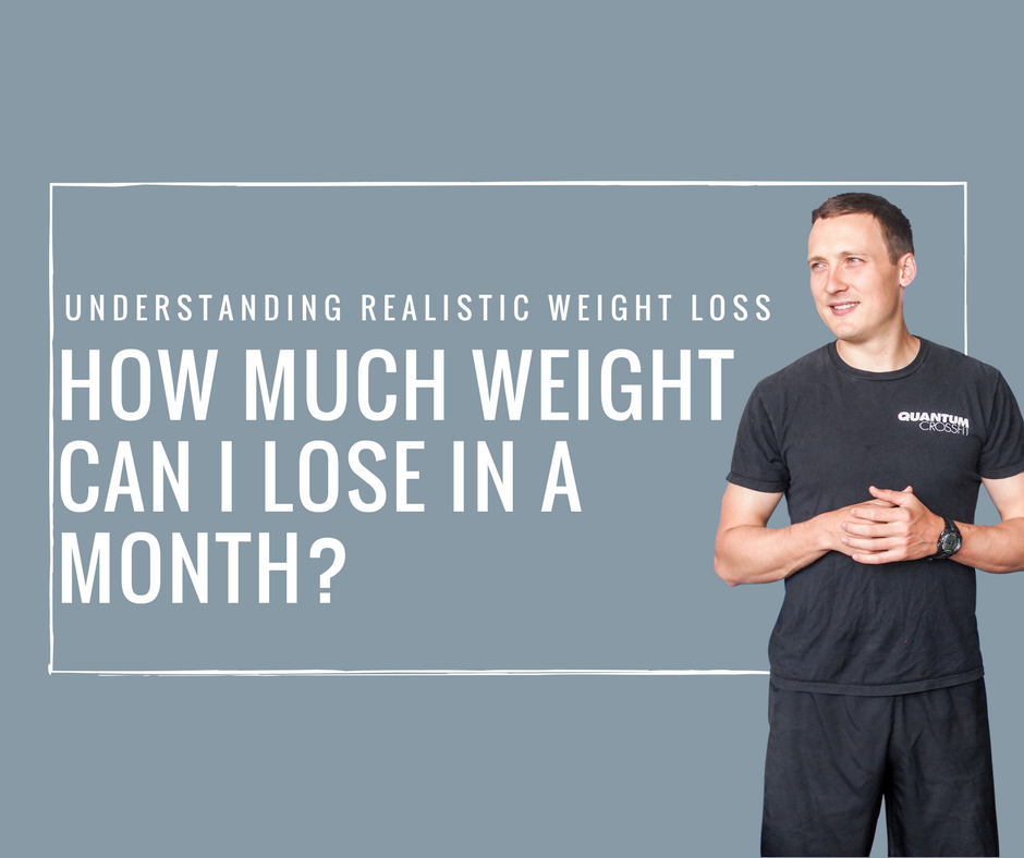 how much weight lose in 1 month